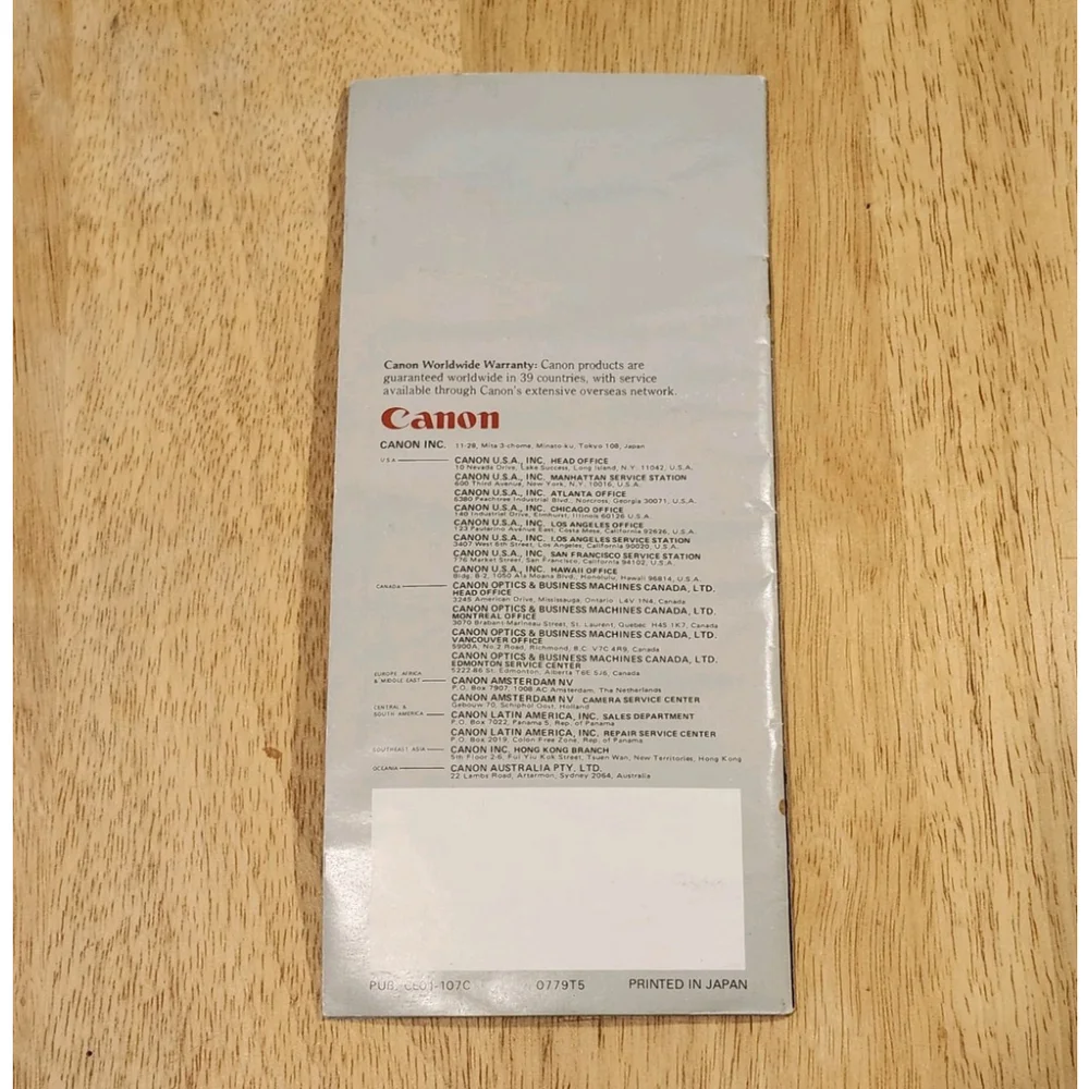 *4 for $30* Canon 1014XL-S/814 XL-S CANOSOUND Camera Manual Brochure Super8 8mm - Picture 2 of 4